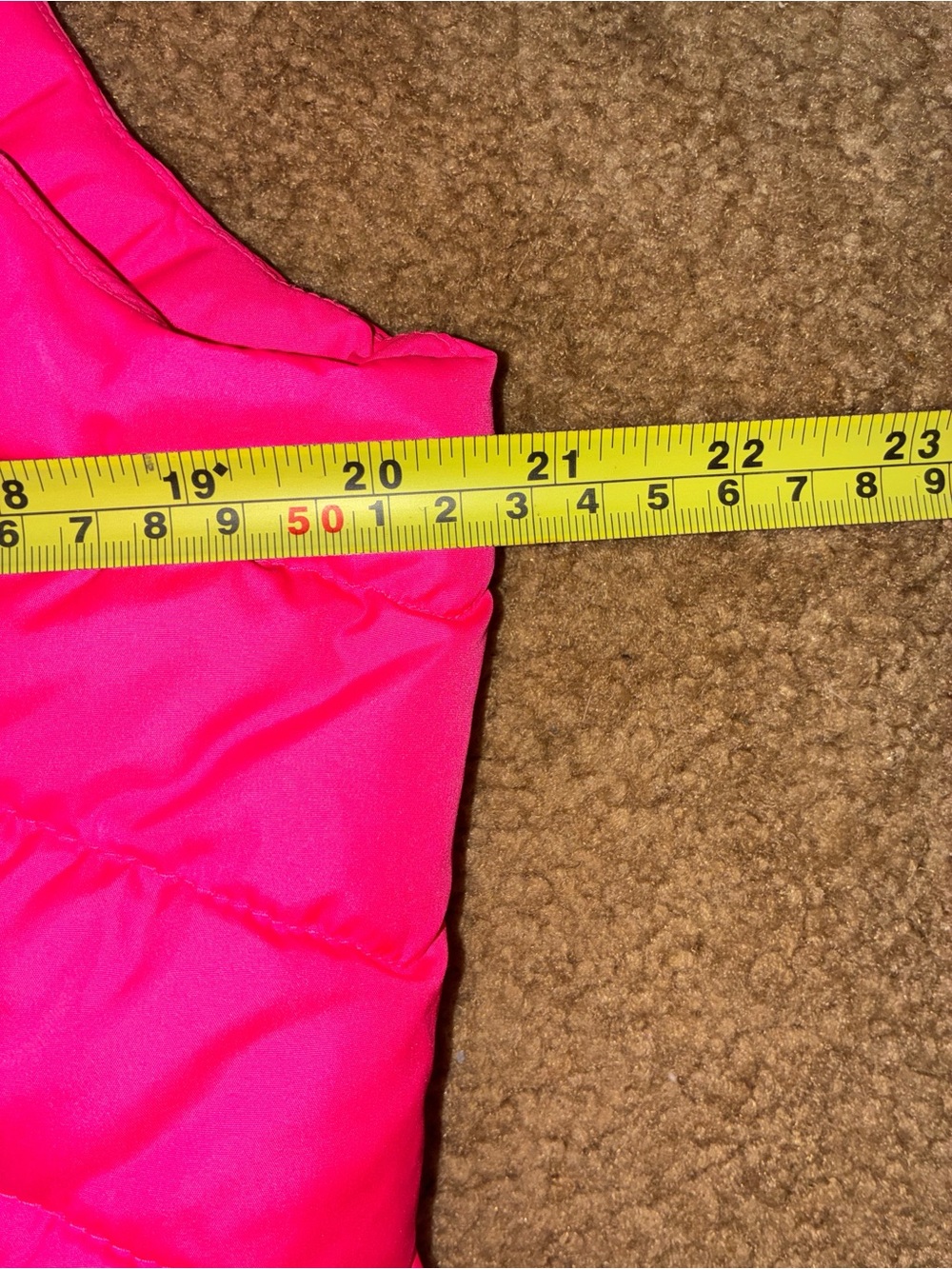 GAP Neon Pink Quilted Puffer Vest - Picture 8 of 8